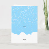 Eerste Kerstmis Grote kleinzoon Dinosaur T Rex Kaart (Achterkant)