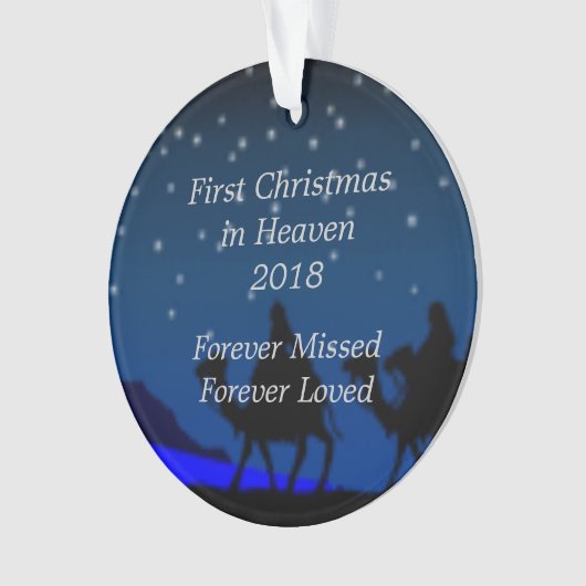 Eerste Kerstmis in de hemel 2018 Persoonlijk Ornament (voorkant)