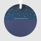 Eerste Kerstmis in de hemel 2021 Afbeelding Orname Ornament (achterkant)