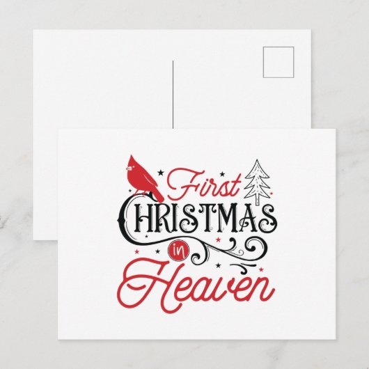 Eerste Kerstmis in de hemel Briefkaart (Voorkant / Achterkant)