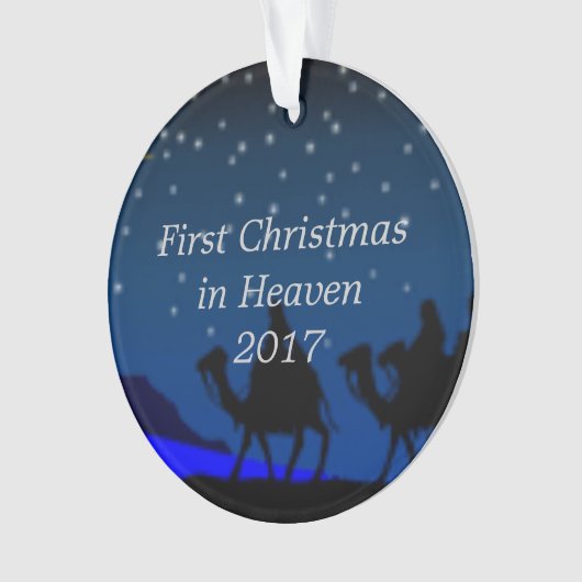 Eerste Kerstmis in de hemel in 2017 Ornament (voorkant)