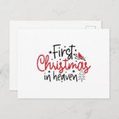 Eerste Kerstmis in de hemel, Red Bird Briefkaart (Voorkant / Achterkant)