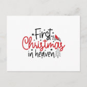 Eerste Kerstmis in de hemel, Red Bird Briefkaart (Voorkant)