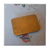 Eerste Kerstmis in de Wereldoorlog Tegeltje (Voorkant)