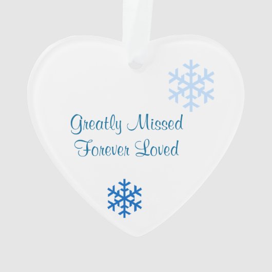 Eerste Kerstmis in Heaven 2021 Ornament (achterkant)