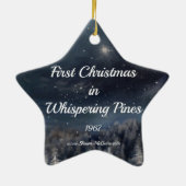 Eerste Kerstmis in het Ornament met whisky's (Achterkant)