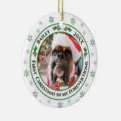 Eerste Kerstmis in mijn Forever Home Pet Ornament (Rechts)
