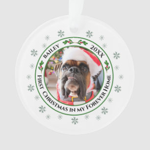 Eerste Kerstmis in mijn Forever Home Pet Ornament