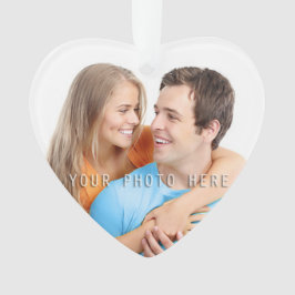 Eerste Kerstmis in New Home 20XX | Uw foto Ornament