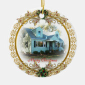 Eerste Kerstmis in New Home ornament (Voorkant)