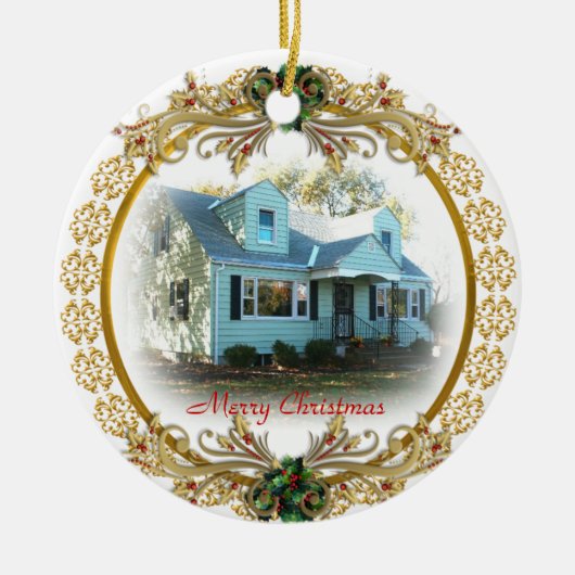 Eerste Kerstmis in New Home ornament (Voorkant)