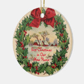 Eerste Kerstmis in New Home Ornament (Links)