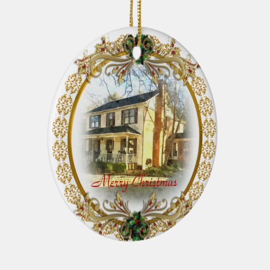 Eerste Kerstmis in New Home ornament (Rechts)