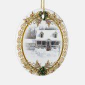 Eerste Kerstmis in New Home ornament (Rechts)