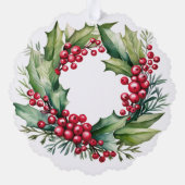 Eerste Kerstmis in New Home - Ornament Kaart (Achterkant)