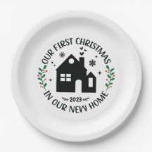 Eerste Kerstmis in New Home Persoonlijke Kerstmis