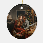 Eerste Kerstmis in ons nieuwe appartement Keramisch Ornament (Links)