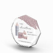 Eerste Kerstmis in ons nieuwe Home AcrylBlock Fotoblokken (Rechts)