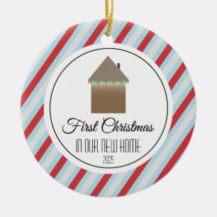 Eerste Kerstmis in ons nieuwe huis Keramisch Ornament