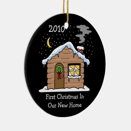 Eerste Kerstmis in ons nieuwe startpunt 2010 (Cabi Keramisch Ornament (Rechts)