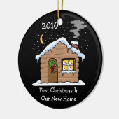 Eerste Kerstmis in ons nieuwe startpunt 2010 (Cabi Keramisch Ornament (Links)