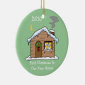 Eerste Kerstmis in ons nieuwe startpunt 2010 (Cabi Keramisch Ornament (Rechts)