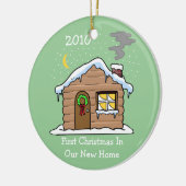 Eerste Kerstmis in ons nieuwe startpunt 2010 (Cabi Keramisch Ornament (Links)