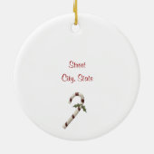 Eerste Kerstmis in ons nieuwe thuis Keramisch Ornament (Achterkant)