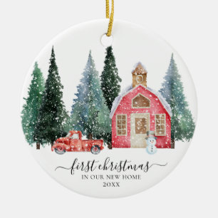 Eerste Kerstmis in onze New Home Ornament