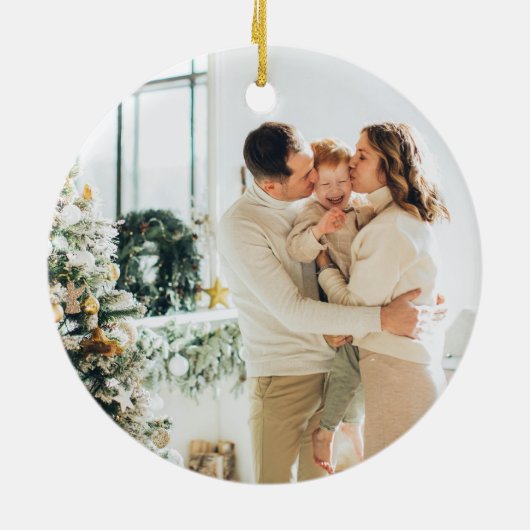 Eerste Kerstmis in onze New Home Ornament (Achterkant)