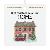 Eerste Kerstmis in onze New Home Ornament