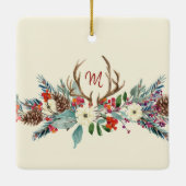 Eerste Kerstmis in onze nieuwe familie thuis. Keramisch Ornament (Achterkant)