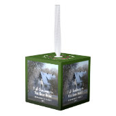 Eerste Kerstmis in onze nieuwe foto thuis Decoratie (Achter hoekig)