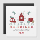 Eerste Kerstmis in onze nieuwe thuissleutelfamilie (Voorkant / Achterkant)