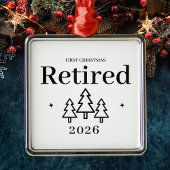 Eerste Kerstmis in ruste Keepomwille Retization Metalen Ornament