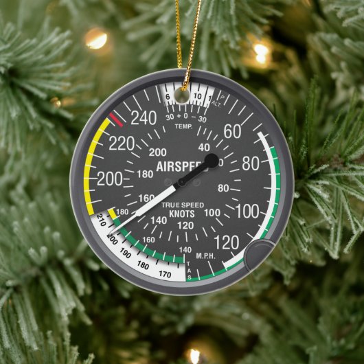 Eerste Kerstmis is een piloot Keramisch Ornament (Boom)