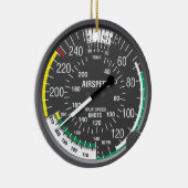 Eerste Kerstmis is een piloot Keramisch Ornament (Rechts)
