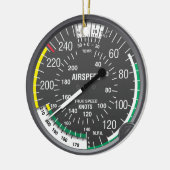 Eerste Kerstmis is een piloot Keramisch Ornament (Links)