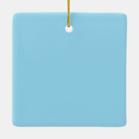 Eerste Kerstmis Kawaii-feestdag in de winter Keramisch Ornament (Achterkant)