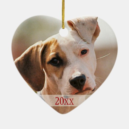 Eerste Kerstmis Keramisch Ornament (Achterkant)