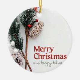 Eerste Kerstmis Keramisch Ornament