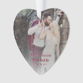 Eerste Kerstmis met een weddenschap Ornament (voorkant)