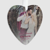 Eerste Kerstmis met een weddenschap Ornament (voorkant)