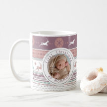 Eerste Kerstmis met mamMam-Baby Foto