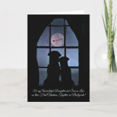 Eerste Kerstmis met mededochter en zoon in de wet Feestdagen Kaart (Voorkant)