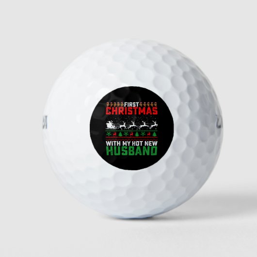Eerste Kerstmis met mijn hete nieuwe man lelijk Golfballen (Voorkant)