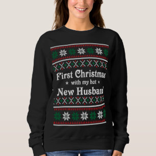 Eerste Kerstmis met mijn hete nieuwe man met lange Trui