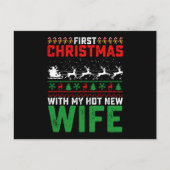 Eerste Kerstmis met mijn hete nieuwe vrouw familie Briefkaart (Voorkant)