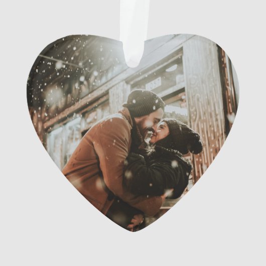 Eerste Kerstmis met Rustic Wood Ornament (achterkant)