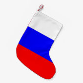 Eerste kerstmis met vlag van Rusland Kleine Kerstsok (Voorkant (Hangend))